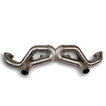 Fabspeed Porsche GT4 RS titanium non-valved exhaust, rear view