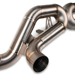 Titanium outlet bends on the Fabspeed GT4 RS exhaust