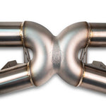 Titanium X-crossover on the Fabspeed GT4 RS non-valved exhaust