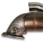 Turbo inlet flange on the Fabspeed 992.2 Turbo S sport cat