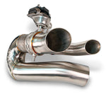 Fabspeed 992.2 Turbo S valved muffler bypass with actuator