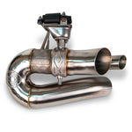 Valve actuator on the Fabspeed 992.2 Turbo S muffler bypass
