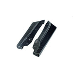 A front view of APR Performance Carbon Fiber Rear Bumper Skirts Honda FL5 Civic Type R 2023+ with white background