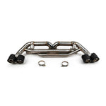 Fabspeed Porsche 991.2 Carrera valved muffler bypass with tips