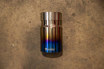 Burnt titanium exhaust-tip outlet detail