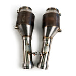 Fabspeed McLaren Artura sport cats, pair standing upright