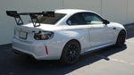 BMW F87 M2 GTC-300 Adjustable Wing fitment side view