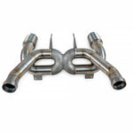 Fabspeed McLaren 720S Supreme titanium X-pipe with titanium tips