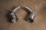 Valvetronic Designs 400 Cell Downpipes Porsche 992 Turbo / S manufacturer gallery: pair of downpipes with wide flanged openings facing forward