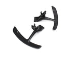 A top view of AUTOTECKNIC COMPETITION SHIFT PADDLES (Stealth Black) for Porsche models with white background