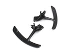 A top view of AUTOTECKNIC COMPETITION SHIFT PADDLES (Stealth Black) for Porsche models with white background