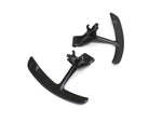 A top view of AUTOTECKNIC COMPETITION SHIFT PADDLES (Stealth Black) for Porsche models with white background