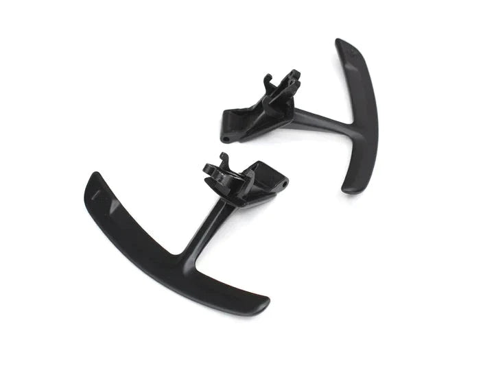 A top view of AUTOTECKNIC COMPETITION SHIFT PADDLES (Stealth Black) for Porsche models with white background