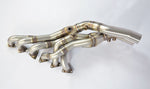wide top view of Supersprint Manifold - Step Design (Left Hand Drive) for BMW Z4 M Roadster / Coupè 3.2i 2006-2008 with white background