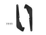 A top view of AUTOTECKNIC CARBON FIBER FRONT SPLASH GUARDS - BMW G80 M3 | G82 M4 2021+ with white background