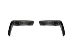A front view of AUTOTECKNIC PERFORMANCE DRY CARBON BUMPER TRIM SET - BMW F9X M8 2019+ with white background