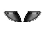 A back view of AUTOTECKNIC REPLACEMENT VERSION II DRY CARBON MIRROR COVERS - MERCEDES-BENZ W253 | X253 GLC-CLASS 2015+  with white background