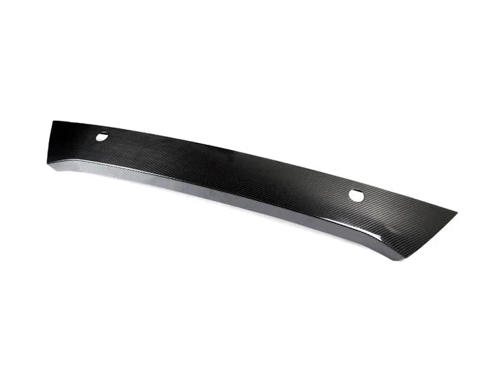 A top view of AUTOTECKNIC DRY CARBON FIBER BUMPER TRIM - BMW F85 X5M | F86 X6M 2015-2021 with white background