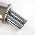 close top view of Supersprint Rear exhaust OO76 for BMW E30 - S50 / S52 engine conversion 1995-1999 with white background