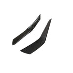 A top wide view of APR Performance Front Bumper Canards for Ford Mustang S650 Dark Horse 2024+ with white background