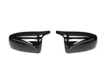 A front view of AUTOTECKNIC M-INSPIRED PAINTED MIRROR COVERS - BMW E70 X5 | E71 X6 2006-2014 with white background