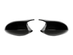 A front view of AUTOTECKNIC PAINTED M-INSPIRED MIRROR COVERS - BMW E90/ E92/ E93 3-SERIES | E82 1-SERIES PRE-LCI 2005-2010 with white background