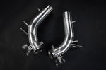 Capristo Ferrari 296 valved OPF replacement pipes, angled view