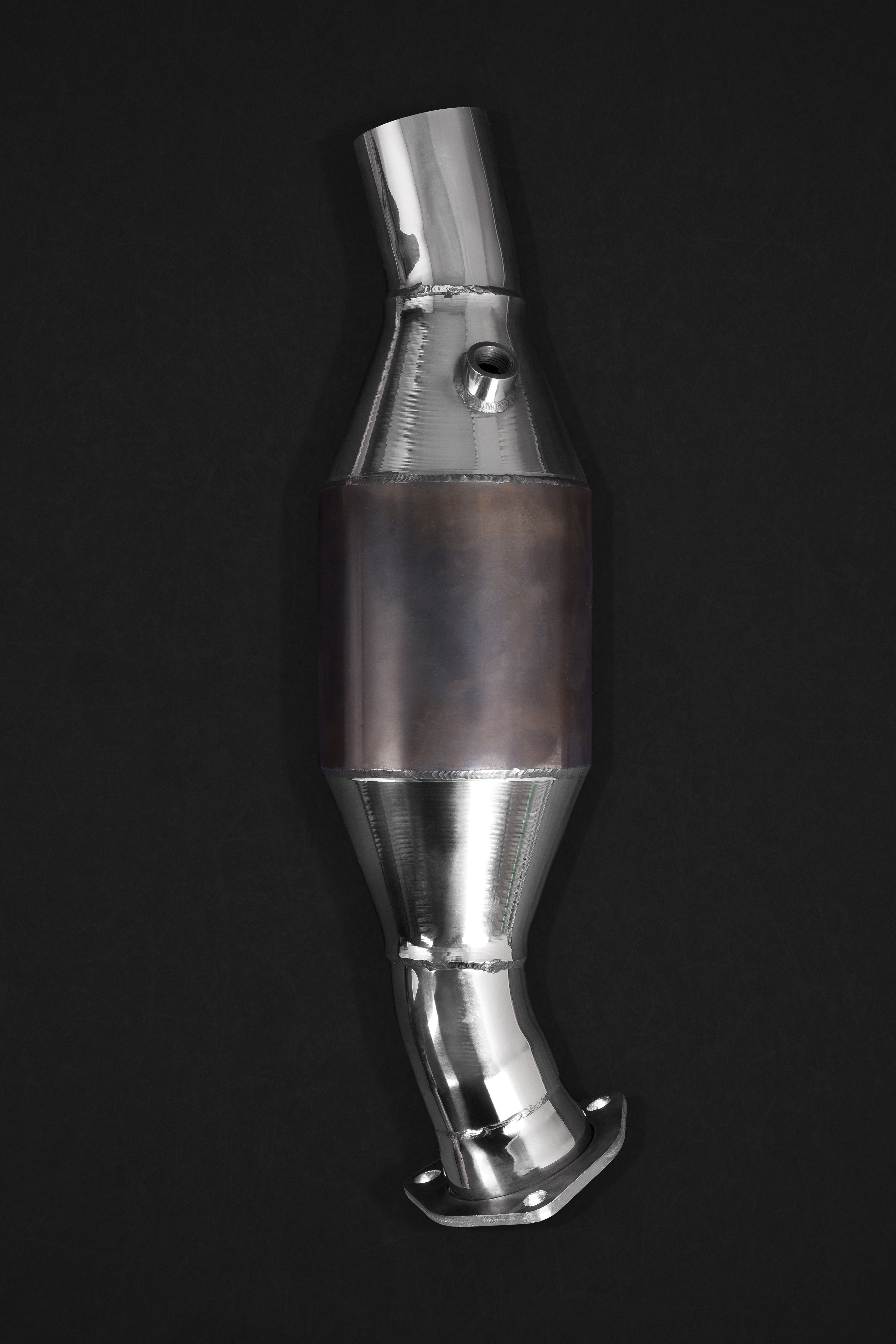 Capristo Ferrari F430 Scuderia sport cat, polished stainless