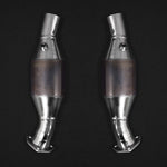 wide view of Capristo Sports Cats 250 Cell for Ferrari 430 Scuderia / 16M 2007-2009 with black background