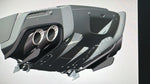3D scan of 12Cilindri rear bumper with Capristo tailpipes in place