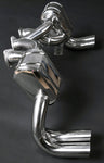 Capristo Ferrari 288 GTO FreeFlow exhaust angled view with twin outlets