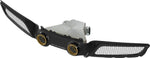 Render of Capristo 296 carbon tailpipe conversion with gold tips