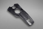 Capristo carbon fiber lock cover for Ferrari 488/F8, top view of the part