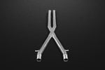 Capristo X-pipe for the Ferrari 550 Maranello, polished stainless