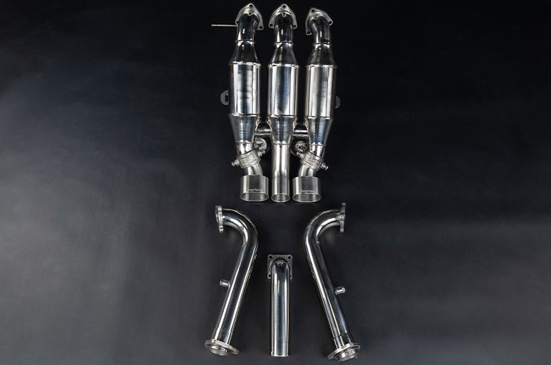 Capristo F40 catback with connecting pipes, full kit