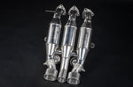 Capristo Ferrari F40 ECE valved catback, front view