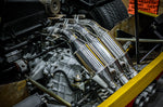 Capristo F40 exhaust installed in the engine bay