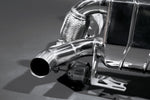Close-up of Capristo F430 Scuderia outlet and valve canister
