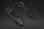 Pair of Capristo gloss carbon engine compartment side covers for F8 Spider