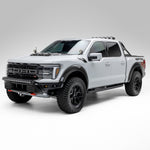 Ford F-150 Raptor R fitted with carbon fender flares, front 3/4 low