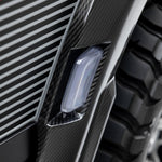 Raptor R flare with marker light, carbon close-up