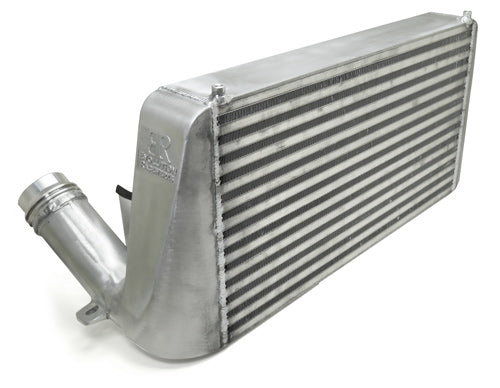 A front view of Evolution Racewerks Competition Series Front Mount Intercooler for BMW M2 Basic Kit