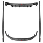 A front view of Urban Automotive Carbon Fiber Bodykit Audi C8 RS7 2020+ with white background