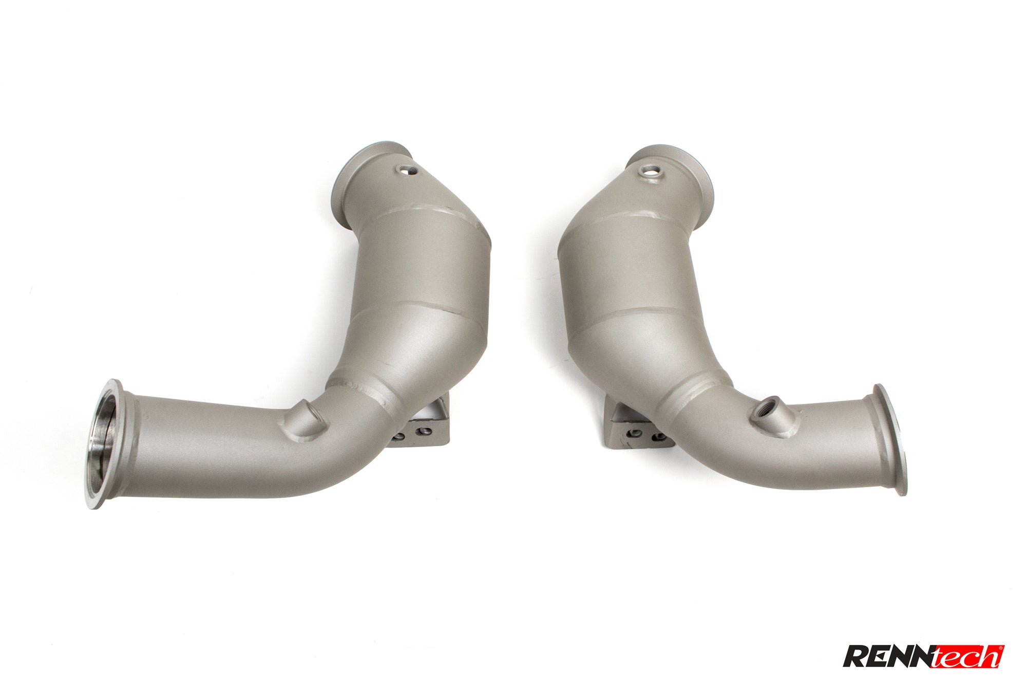 Pair of G 550 W463A downpipes from the side - Downpipes for the 2019-2026 G 550