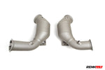 Pair of G 550 W463A downpipes from the side - Downpipes for the 2019-2026 G 550