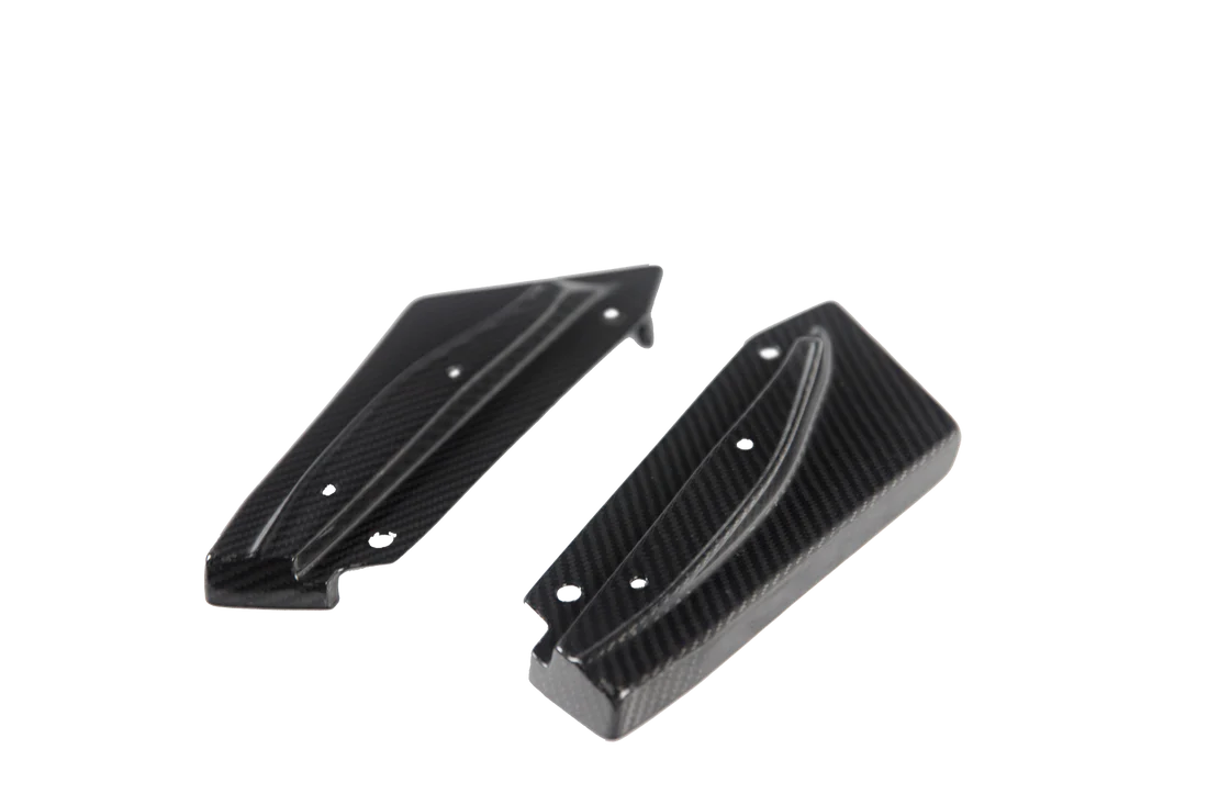 A front view bumper SKIRTS of APR Performance Carbon Fiber Aero Kit Subaru BRZ 2022+ with white background