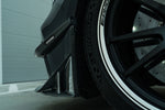 X290 canard fitted beside the front wheel - Carbon Fiber Canards for the 2019-2026 AMG GT 63 4-Door Coupe