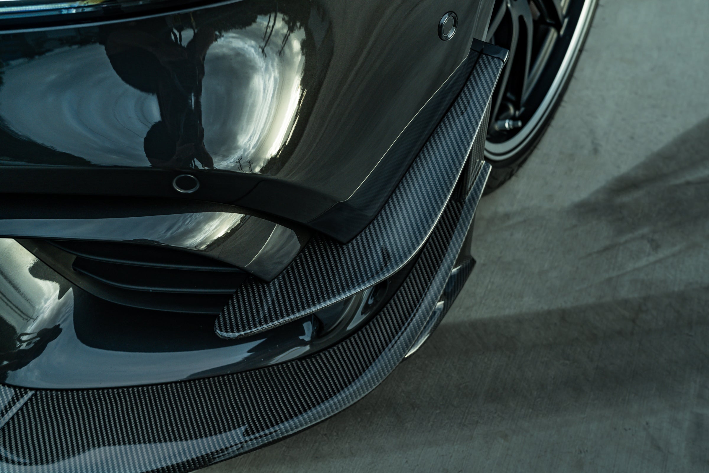Canards on the X290 bumper corner - Carbon Fiber Canards for the 2019-2026 AMG GT 63 4-Door Coupe