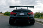 A back view of a car fitted with APR Performance BMW F32 4 Series GTC-200 Adjustable Wing 2015-2020