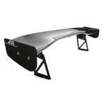 A front view of APR Performance Carbon Fiber GTC-300 Universal Adjustable Wing with white background
